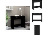 Vidaxl Scrivania Nera 80X40X75 Cm In Legno - Scrivanie