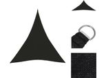 Vidaxl Tenda Da Sole 160 G/M² Nero 4X5X5 M Hdpe - Ombrelloni E Tende Da Sole