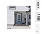 Vidaxl Porta D'ingresso Bianca 100X210 Cm Alluminio E Pvc - Porte D'ingresso