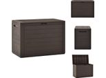 Vidaxl Cassetta Da Giardino Marrone 78X44X55 Cm - Cassette Da Giardino