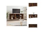 Mobile Tv Vidaxl Rovere Fumé 103,5X30X50 Cm Materiale A Base Di Legno - Mobili Tv