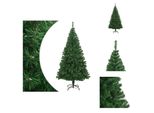 Vidaxl Albero Di Natale Artificiale Con Rami Spessi Verde 240 Cm Pvc - Alberi Di Natale