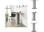 Vidaxl Tavolo Da Bistrot Grigio Sonoma 60X60X75 Cm In Legno - Tavoli Da Pranzo