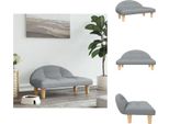 Vidaxl Letto Per Cani Grigio Chiaro 70X52X30 Cm In Tessuto - Letti Per Cani