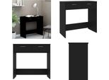 Vidaxl Scrivania Nera 80X40X75 Cm In Legno - Scrivania - Scrivanie - Scrivania Per Computer - Scrivanie Per Computer