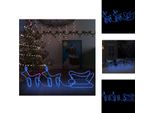 Vidaxl Decorazione Natalizia Renna E Slitta Per Esterni 576 Led - Luci Di Natale