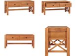 Vidaxl Mobile Tv 100X40X45 Cm In Teak - Mobile Tv - Mobile Tv - Mobile In Legno - Mobile Stereo