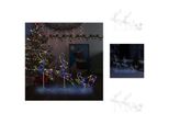 Vidaxl Decorazione Natalizia Led Renna E Slitta In Acrilico 260X21X87 Cm Colorato - Luci Di Natale