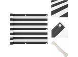 Vidaxl Schermo Privacy Per Balcone Antracite E Bianco 75X600 Cm Tessuto Oxford - Ombrelloni E Tende Da Sole