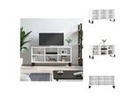 Mobile Tv Vidaxl Bianco 103,5X30X50 Cm In Legno - Mobili Tv