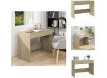 Vidaxl Scrivania Rovere Sonoma 101X50X76,5 Cm Materiale A Base Di Legno - Scrivanie