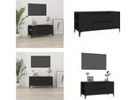 Mobile Tv Vidaxl Nero 102X44,5X50 Cm In Legno - Mobile Tv - Mobile Tv - Mobile Tv - Supporto Tv