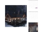 Vidaxl Tenda Di Luci Led A Forma Di Ghiacciolo 10 M 400 Led Bianco Caldo 8 Funzioni - Illuminazione Natalizia
