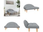 Vidaxl Letto Per Cani Grigio Chiaro 70X52X30 Cm In Tessuto - Letto Per Cani - Letti Per Cani - Divano Per Cani - Divano Per Animali Domestici