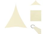 Vidaxl Tenda Da Sole In Tessuto Oxford Triangolare 4X5X5 M Crema - Ombrelloni E Tende Da Sole