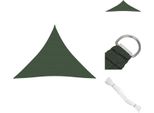 Vidaxl Tenda Da Sole 160 G/M² Verde Scuro 4X4X4 M Hdpe - Ombrelloni E Tende Da Sole