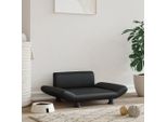 The Living Store Letto Per Cani Nero 70X45X28 Cm Similcuoio