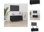 Mobile Tv Vidaxl Nero 102X44,5X50 Cm In Legno - Mobili Tv
