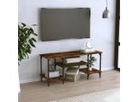 Maison Exclusive - Mobile Tv In Rovere Affumicato 102X35X45,5 Cm Materiale Ligneo