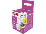 Emos Lampada Led Spot, MR16 Con Base GU10, 3W In Sostituzione Di Una Lampada Alogena Da 32W, Luminosità 345 Lm, Bianco Neutro 4000 K, Durata 30000 H, Argento, ZQ8E18