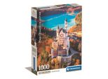Puzzle Cle 1000 Compatto Neuschwastein 39909
