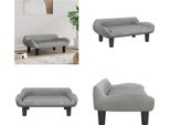 Vidaxl Letto Per Cani Grigio Chiaro 70X40X24 Cm In Velluto - Letto Per Cani - Letti Per Cani - Divano Per Cani - Divano Per Animali Domestici