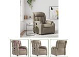 The Living Store Sedia Da Massaggio In Pelle Finta Marrone Cappuccino