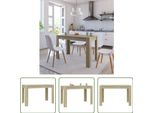 The Living Store Tavolo Da Pranzo In Rovere Sonoma 120X60X76 Cm Materiale A Base Di Legno