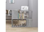 The Living Store Libreria/Divisorio Grigio Sonoma 80X24X63 Cm