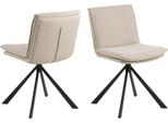 Sedia Da Pranzo Flynn Beige.