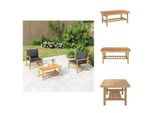 Vidaxl Tavolino Da Giardino 90X55X37 Cm In Bambù - Elementi Per Divani Da Giardino