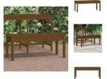 Vidaxl Panca Da Giardino Marrone Miele 109X44X45 Cm In Legno Di Pino Massiccio - Panche Da Giardino