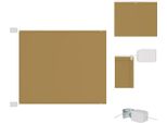 Vidaxl Tenda Verticale Beige 60X1000 Cm Tessuto Oxford - Ombrelloni E Tende Da Sole