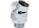 Inf Adattatore Universale Orientabile Per Soffione Doccia D'argento