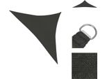 Vidaxl Tenda Da Sole 160 G/M² Antracite 3X3X4,2 M Hdpe - Ombrelloni E Tende Da Sole