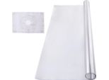 Succebuy Copritavolo In Plastica, 137,2 X 137,2 Cm, Spessore 1,5 Mm, Protezione Trasparente Del Tavolo, Tappetino Quadrato In Pvc Per Scrivania, Impermeabile E Facile Da Pulire Per L'ufficio