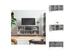 Mobile Tv Vidaxl Grigio Cemento 103,5X30X50 Cm Materiale A Base Di Legno - Mobili Tv