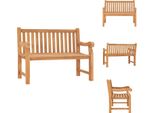Vidaxl Panchina Da Giardino 114 Cm In Legno Massiccio Di Teak - Panchine Da Giardino