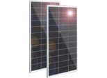 Pannello Solare, Silicio Monocristallino, Alta Efficienza, 400W 2Pcs 200W