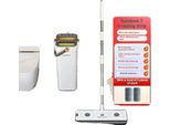Mop Piatto, Tessuto In Microfibra, Efficiente Sistema Di Strizzatura, 40CM Mop 2 Panni