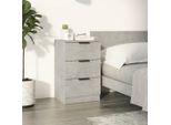 Maison Exclusive - Comodino Grigio Cemento 40X36X65 Cm