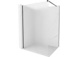 Mexen Kioto Parete Doccia Walk-In 110 X 200 Cm, Brina 8 Mm, Nero - 800-110-101-70-30