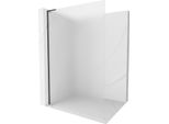 Mexen Kioto L Parete Doccia Walk-In 120 X 200 Cm, Brina, Nero - 800-120-103-70-30