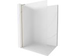 Mexen Kioto L Parete Doccia Walk-In 90 X 200 Cm, Smerigliato, Oro - 800-090-103-50-30