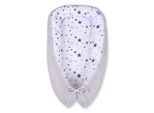 Coperta Premium Double-Face Bobono - Stelle Bianche E Blu
