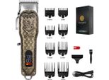 Inf Tagliacapelli Professionale Senza Fili - Oro Vintage, Display Led