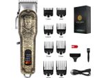 Inf Tagliacapelli Elettrico Professionale Oro Vintage Regolabile Ricaricabile Led