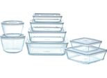 Pyrex Casseruola Cook & Freeze Con Coperchio - Set Da 8 Pezzi - Vetro - Pyrex