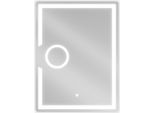 Mexen Onyx Specchio Da Bagno Retroilluminato Con Specchietto Cosmetico 60 X 80 Cm, Led 6000K, Antiappannamento