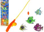Gioco Di Pesca Set Pesce + Canna Da Pesca